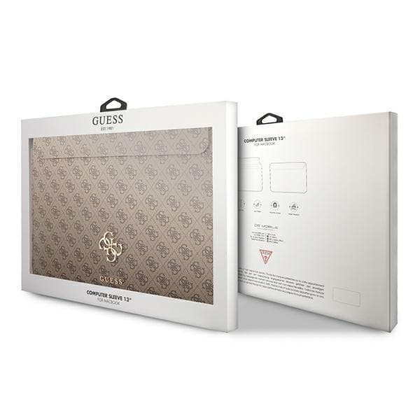 Guess 4G Big Logo Etui Tablet / Notebook 13'' - Brun Brown