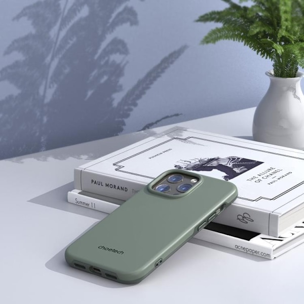 Choetech iPhone 13 Pro Max Skal Magsafe MFM Anti-drop - Grön