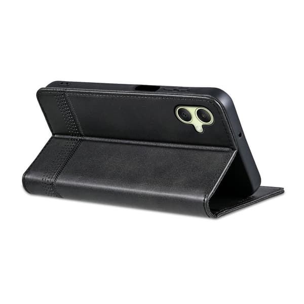 AZNS Samsung Galaxy A06 Plånboksfodral Konstläder - Svart