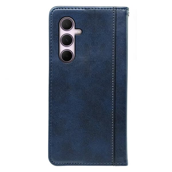 Mobilskal till Samsung Galaxy S26 Plus KonstLäder Med Magnetisk Stängning - Blå