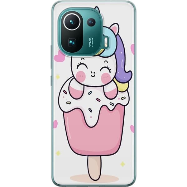 Telefontaske til Xiaomi Mi 11 Pro med Happy Unicorn