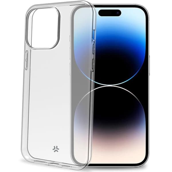 Celly iPhone 15 Pro Mobilskal Gelskin TPU - Clear Transparent
