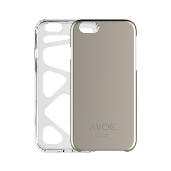 Avoc Solid Shell Combo Skal till Apple iPhone 6 / 6S  (Gold) Guld