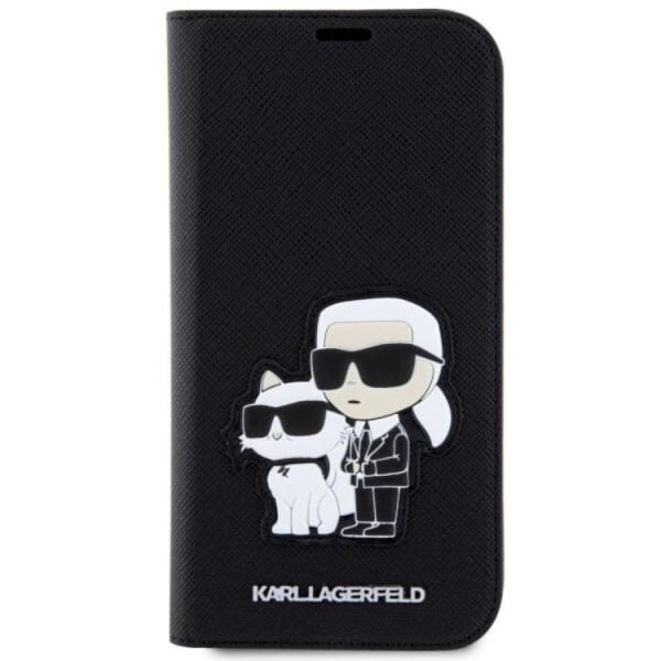 Karl Lagerfeld iPhone 14 pung etui Saffiano Karl