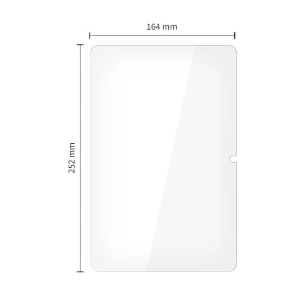 Tech-Protect [2-Pack] Galaxy Tab A9 Plus Härdat Glas Skärmskydd Fit Plus Transparent
