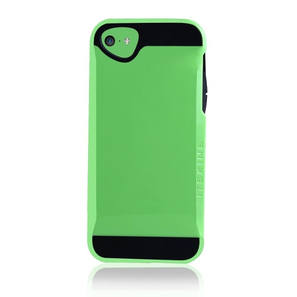 ITSkins Evolution Cover til Apple iPhone 5C (grøn) + skærmbeskytter Green
