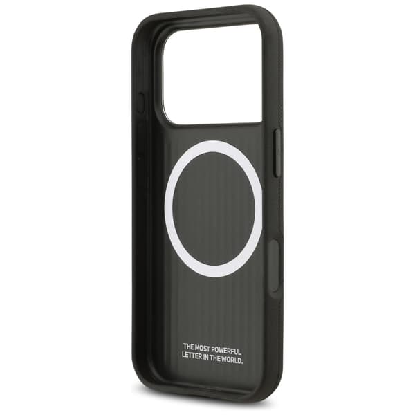 BMW Telefontaske til iPhone 17 Pro Max Magsafe FW Metal - Sort Svart