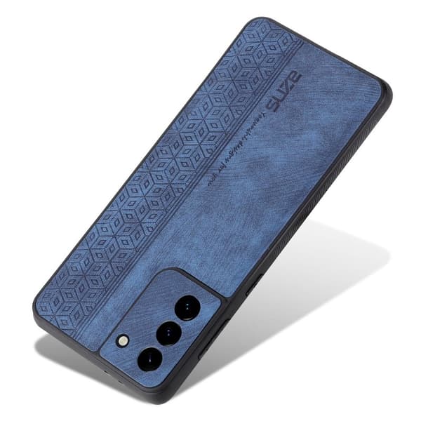 AZNS Samsung Galaxy S21+ Plånboksfodral Konstläder - Blå