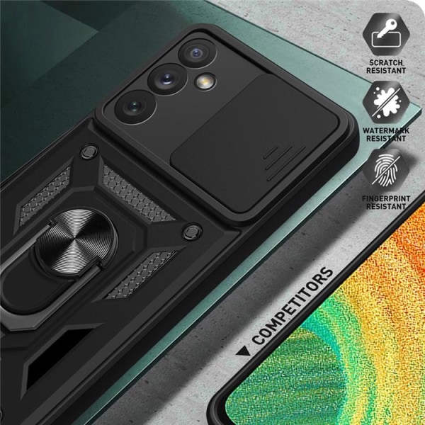 Galaxy A34 5G Mobilskal Ringhållare Kickstand Slide Kamera - Sva