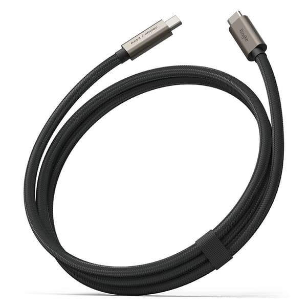 Ringke USB-C til USB-C kabel 2m - Sort Svart