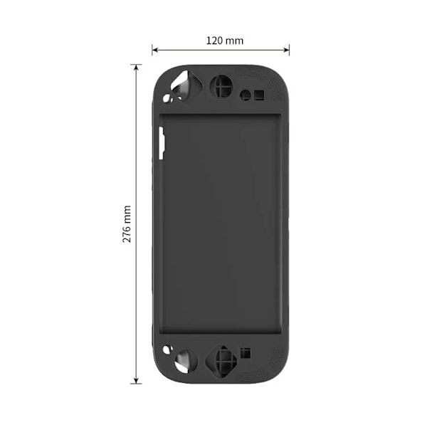 PGTECH Nintendo Switch 2 Mobilskal Silikon Kickstand - Svart