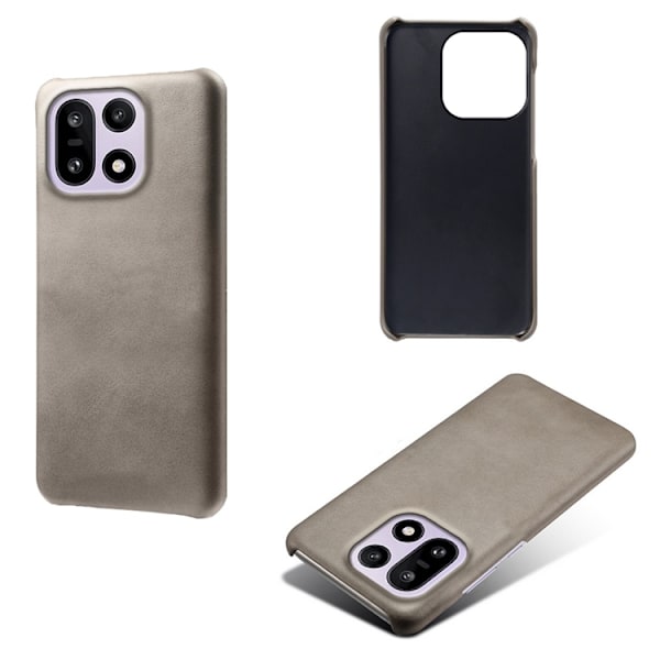 Mobilskal till OnePlus 15 5G Calf Texture PU Läder - Grå Grå