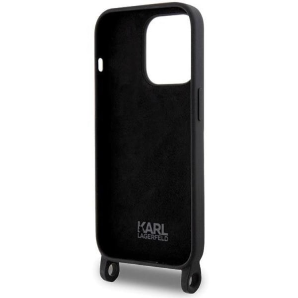 Karl Lagerfeld iPhone 15 mobiltaske Crossbody Silikone Iconic