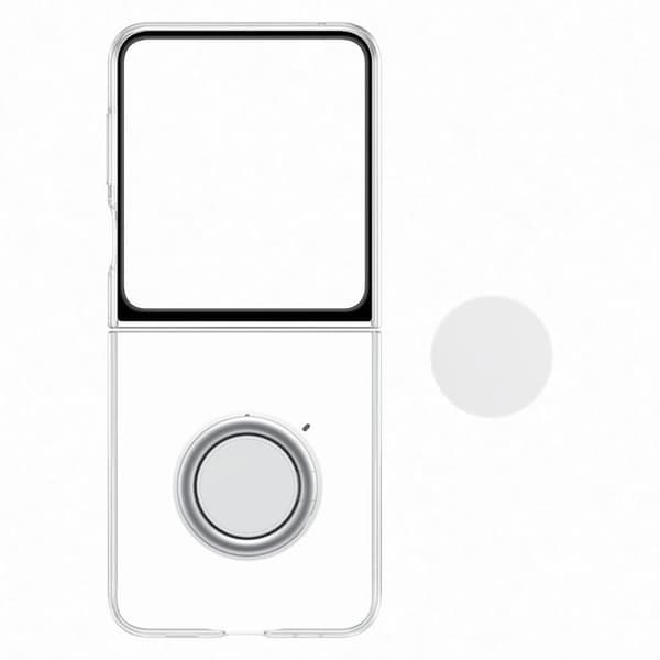 Samsung Galaxy Z Flip 5 Mobilskal Silikon Gadget - Clear Transparent