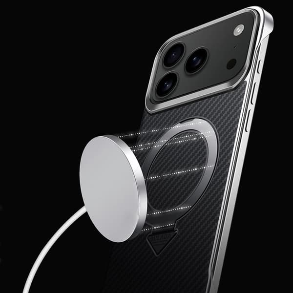 SULADA Mobilskal till iPhone 17 Pro MagSafe Kickstand - Blå Blå