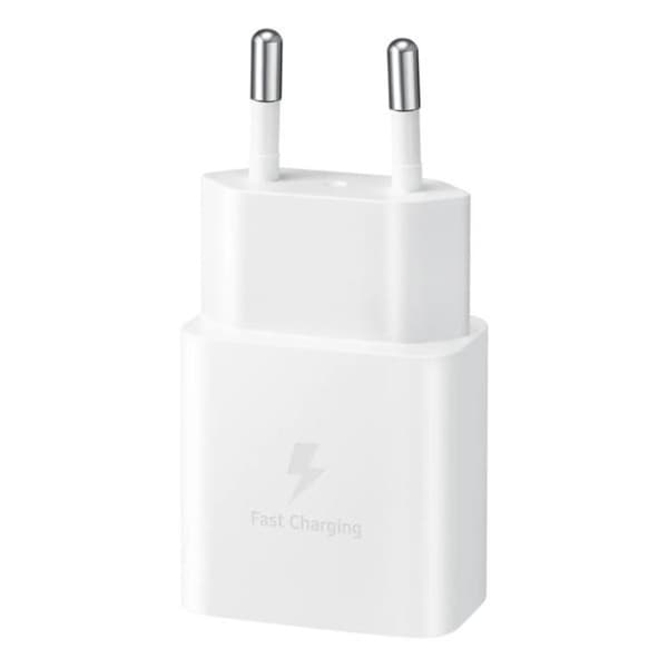Samsung USB vægoplader 15W USB-C Kabel- Hvid White