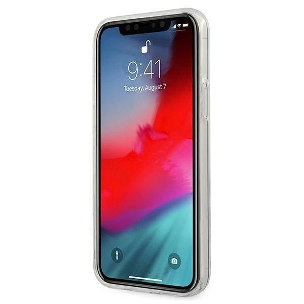 Guess iPhone 12 Pro Max Skal 3D Pattern Collection - Blå/Rosa Blå
