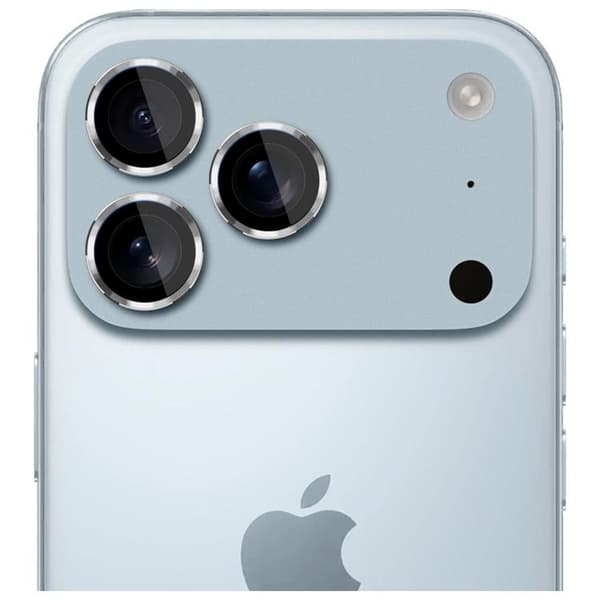3MK iPhone 17 Pro Max/17 Pro kameralinsedæksel hærdet glas Linse Pro Silver