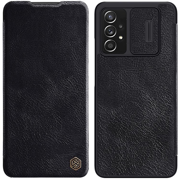 Nillkin Galaxy A73 Fodral Qin läder Holster - Svart Svart