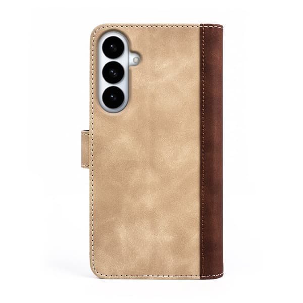 Plånboksfodral för Samsung Galaxy S26 Plus Konstläder - Gul