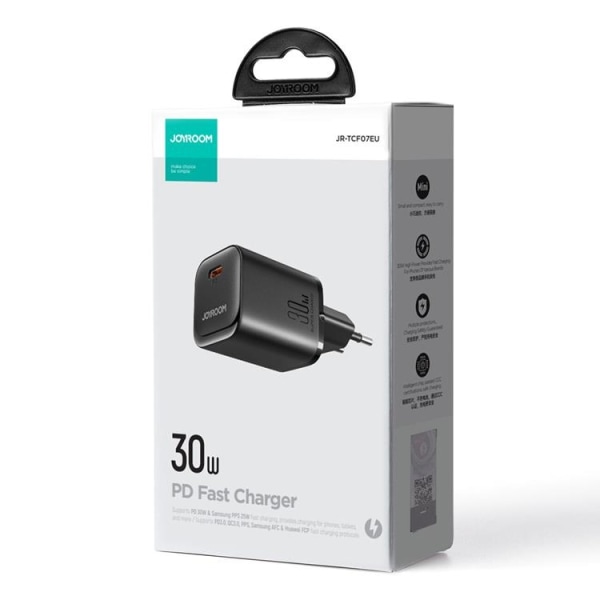 Joyroom PD vægadapter USB-C 30W - Sort