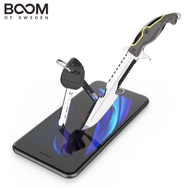 BOOM Curved Härdat Glas Skärmskydd iPhone 8 Plus / 7 Plus Transparent