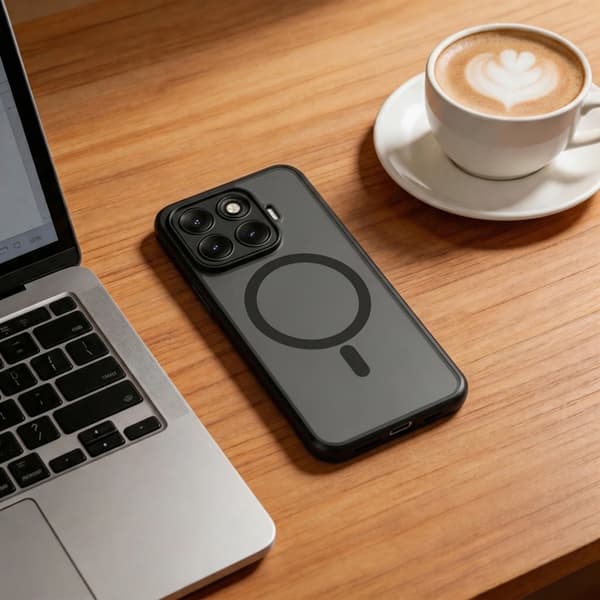 Tech-Protect Mobilskal För Xiaomi 17T MafSafe Magmat - Matt Svart