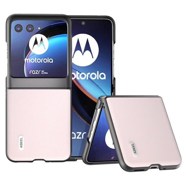 ABEEL Mobilskal till Motorola Razr 40 Ultra 5G Glitter Vit