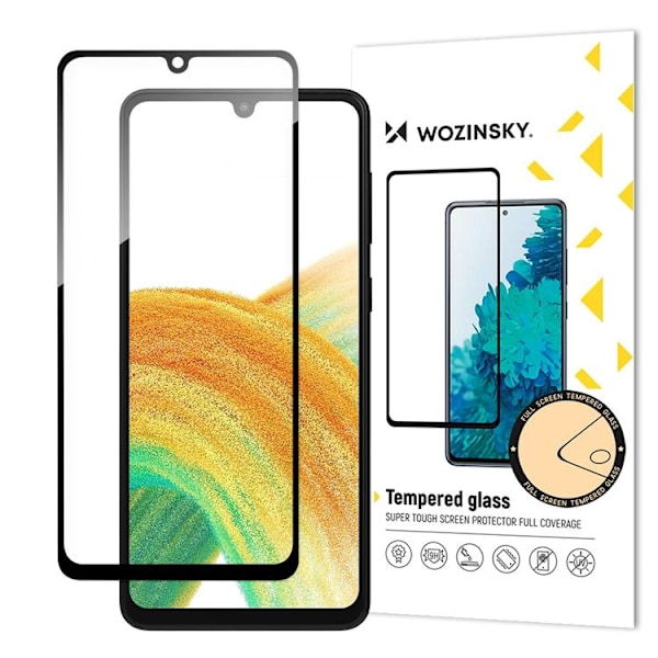 Wozinsky Galaxy A34 5G Härdat Glas Skärmskydd Full Glue