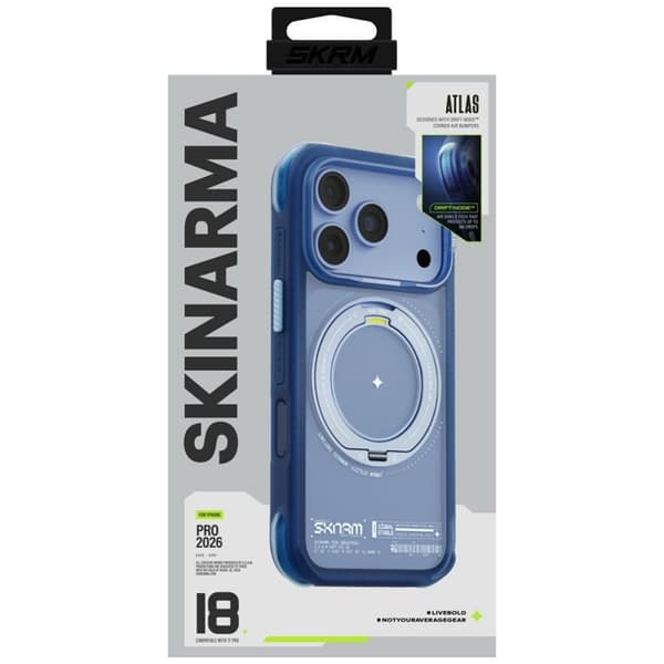 Skinarma Mobilskal För iPhone 18 Pro Max/17 Pro Max Magsafe Atlas - Blå