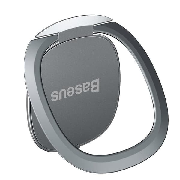Baseus Ringhållare Ultra-Thin Self-adhesive kickstand - Silver Silver