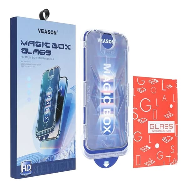 Veason iPhone 14 Plus/13 Pro Max Härdat Glas Skärmskydd 6D Pro Transparent