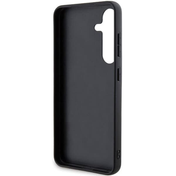 BMW Galaxy S24 Mobilskal Læder Carbon - Sort Black