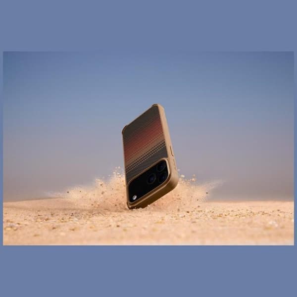 PITAKA Mobilskal till iPhone 17 Pro Max MagSafe Aramid ProGuard - Sunset Brun