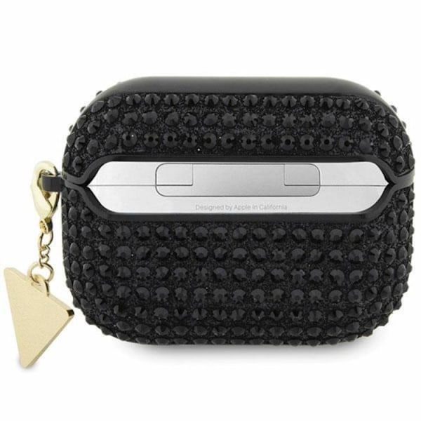 Guess AirPods Pro Skal Rhinestone Triangle Charm - Svart Svart