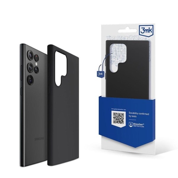 3mk Galaxy S23 Ultra Mobil Taske Silikone - Sort