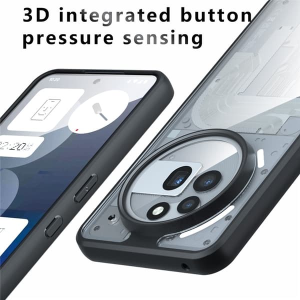 Mobilskal till Nothing Phone (3a) Pro Matte Drop Proof - Svart Svart