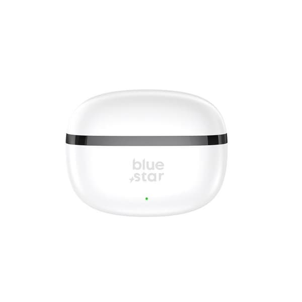 Blue Star TWS Bluetooth Trådløse Hovedtelefoner Stereo ENC - Hvid