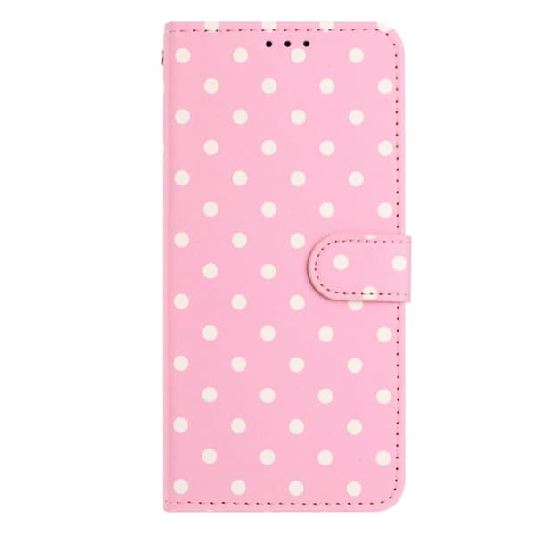 Oppo Find X9 Pro 5G Plånboksfodral Konstläder Polka Dot - Rosa