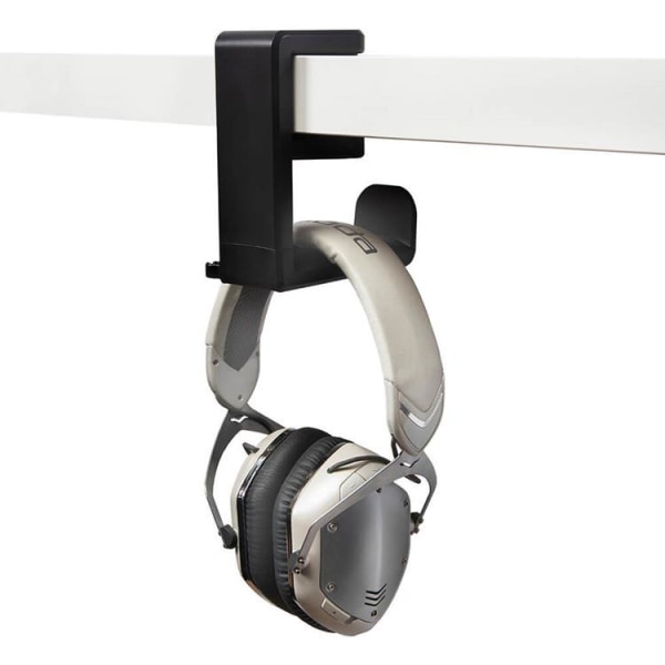 Desire2-teline kuulokkeille/kuulokemikrofonille, musta Asennettu työpöydälle