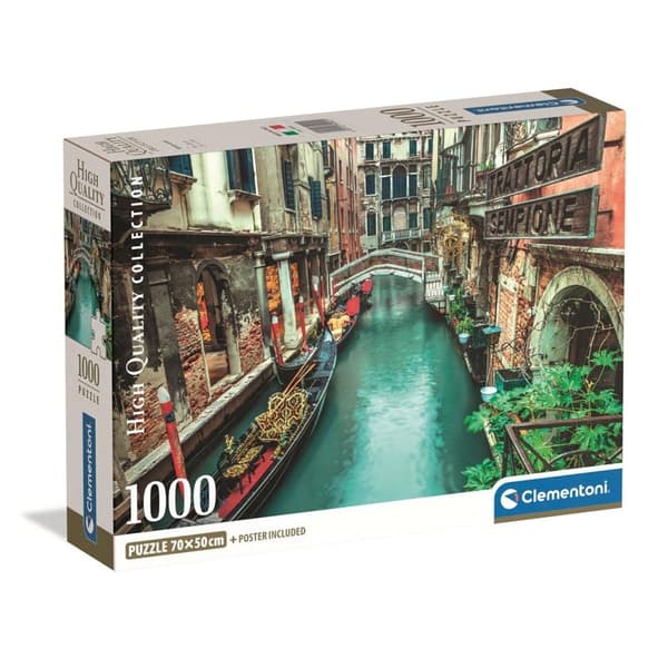 CLEMENTONI Pussel 1000 Pcs CB High Quality Collection Venice Canal