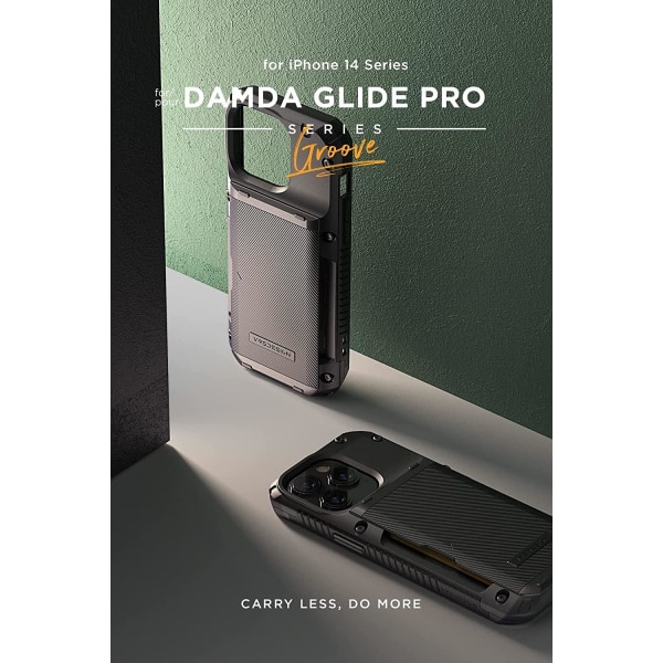 VRS DESIGN Damda Glide Pro Skal iPhone 14 Pro Max - Svart