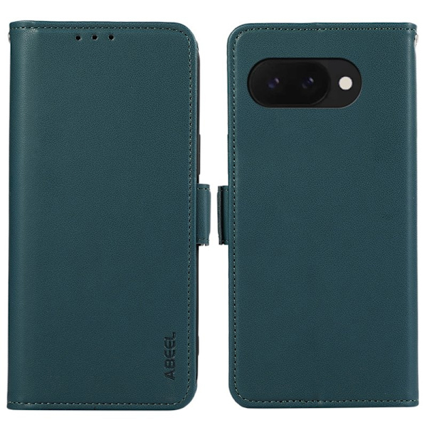 ABEEL Google Pixel 9a Plånboksfodral Konstläder med RFID-Skydd - Grön