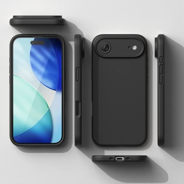 Ringke Telefontaske til iPhone Air Magsafe Magnetisk Silikone - Sort Svart