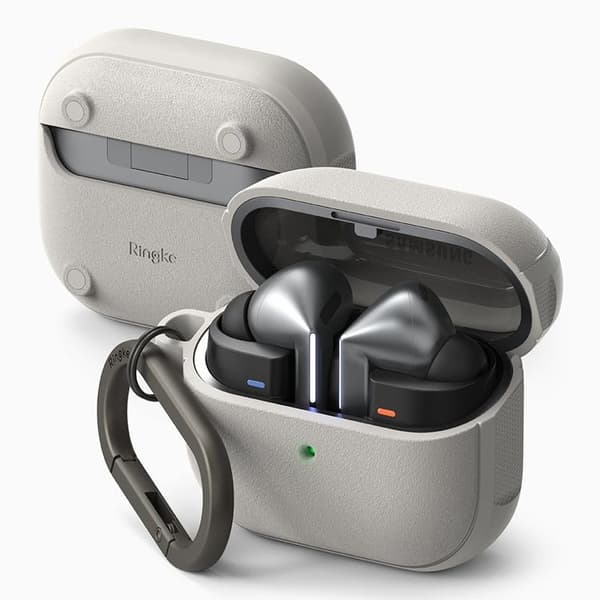 Ring Galaxy Buds 3/3 Pro Etui Magsafe Onyx Magnetisk - Varm Grå Grå