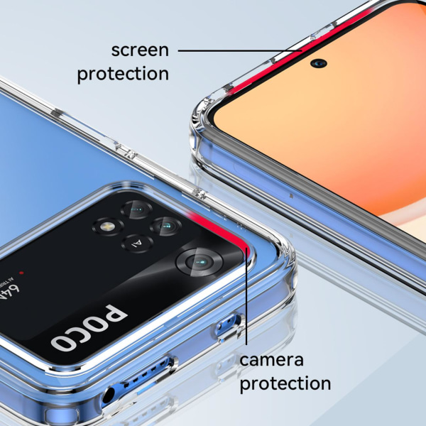 Xiaomi Poco M4 Pro Cover joustava ulkoavaruus - musta