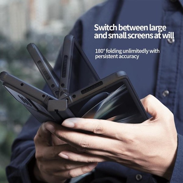 Nillkin Galaxy Z Fold 4 Skal Camshield Pro - Blå