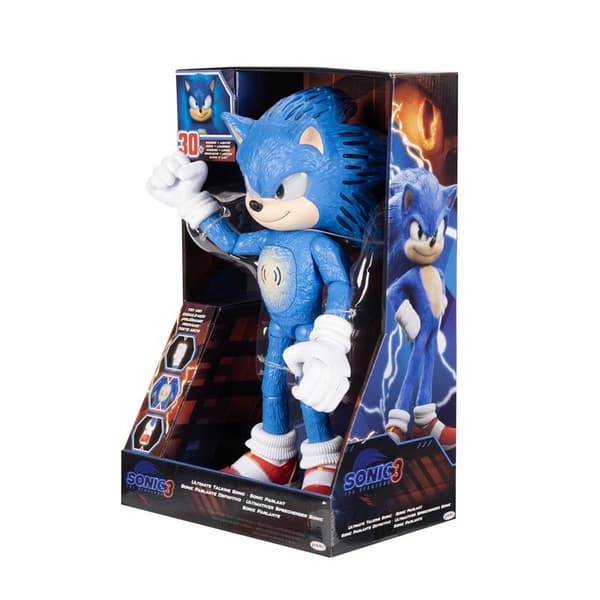 SONIC Actionfigur Sonic The Hedgehog 3 Movie 12" Feature Figure Ultimate