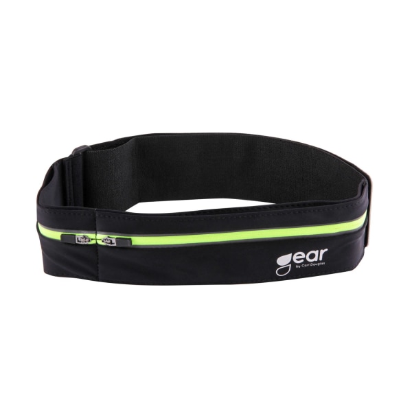 GEAR Sport Waist Belt Premium Universal 6" mustaa joustavaa materiaalia Black