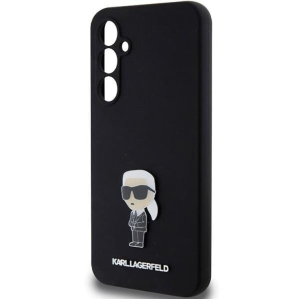 Karl Lagerfeld Galaxy S23 FE Mobilskal Silikon Ikonik Metal Pin